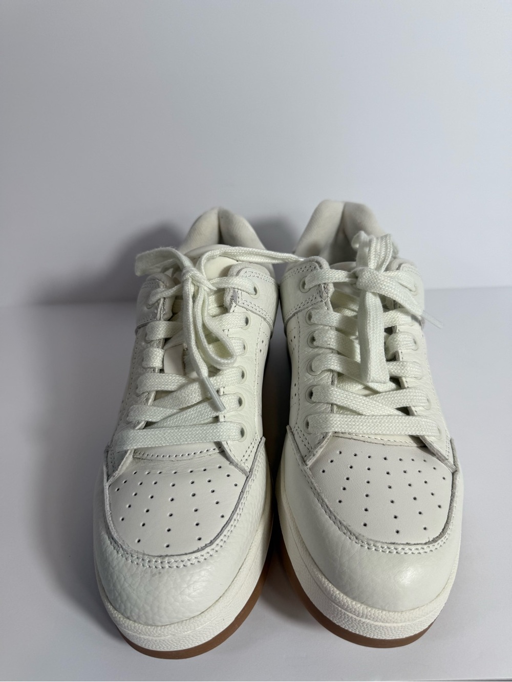 Marc Fisher LTD. Flynnt Leather Lace Up Low Top Sneakers - Size 7M - NEW - Picture 2 of 10